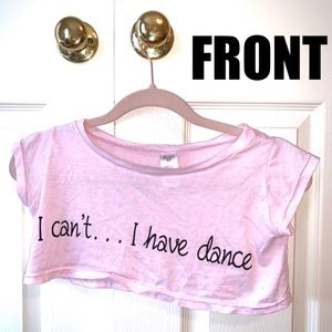 Dance crop tee
